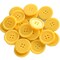 1 Inch (25mm) Yellow Buttons Sewing Flatback Button for Sewing or DIY Crafts Pack of 50